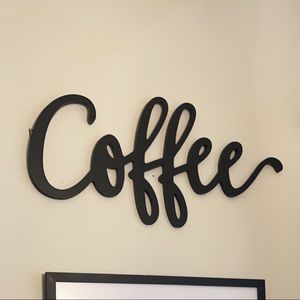 Wooden Coffee Sign
